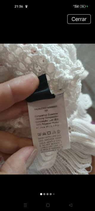Vestido crochet playero de Shein