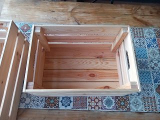 Cajas de madera Ikea Knagglig