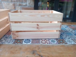 Cajas de madera Ikea Knagglig