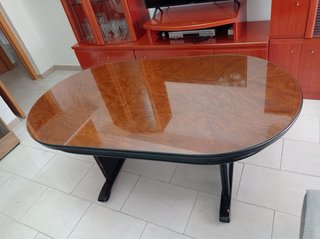 Mesa centro y mueble salón madera y horno regalo