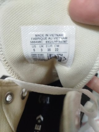 Zapatillas Converse All Star Blancas Con caja
