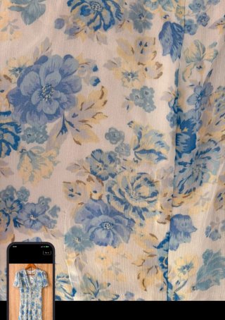 Vestido floral Mango Talla S
