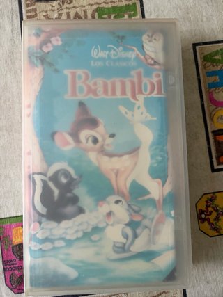 Lote 5 VHS clásicos infantiles