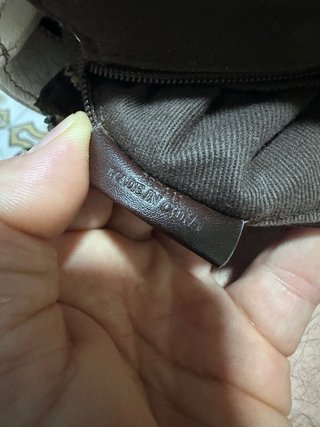 Bolso de hombro Loewe blanco y marrón
