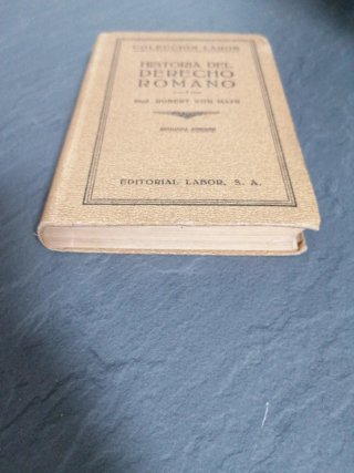 Historia del Derecho Romano - Colección Labor