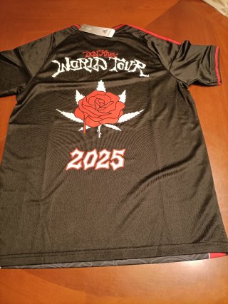 Camiseta negra Eladio Carrión Hombre Talla M