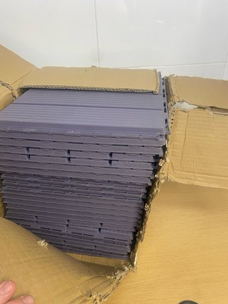 44 Baldosas de plástico para interior/exterior