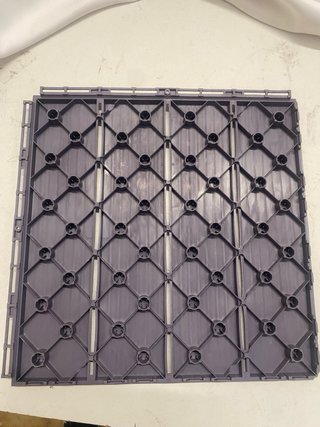 44 Baldosas de plástico para interior/exterior