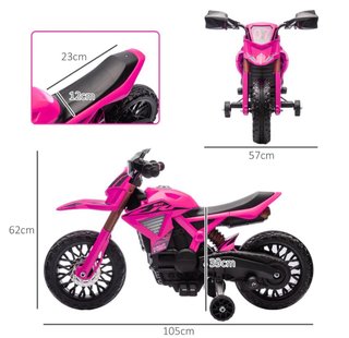 Moto eléctrica infantil rosa