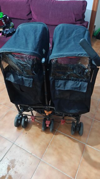 Carrito de paseo doble