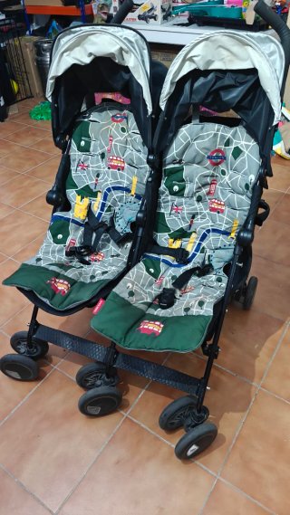 Carrito de paseo doble