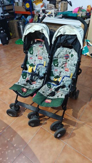 Carrito de paseo doble
