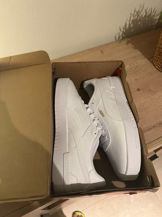 Puma Jola Talla 40.5 Blancas Nuevas Caja