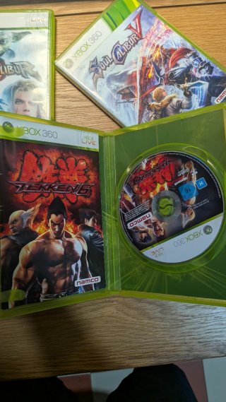 Pack 5 Juegos PAL Xbox 360: Tekken, Soul Calibur..