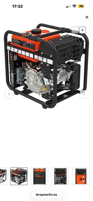 Generador Inverter GENERGY Rodas 3800W