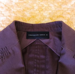 Chaqueta Blazer Purificación García T42 Marrón
