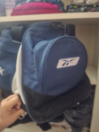 Bolsa Deporte Reebok 90s Azul y Blanca