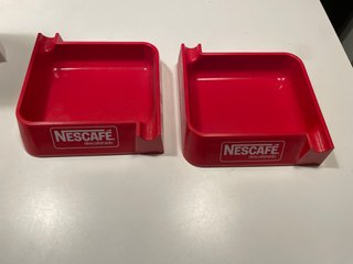 Cenicero Nescafé Descafeinado Rojo