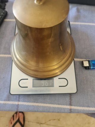 Antigua Campana de Barco Maciza Calidad Colección