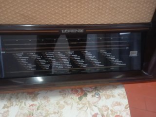 Rádio antigo lorenz -watzmann