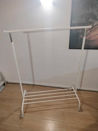 Burra Perchero con Ruedas Ikea Blanco
