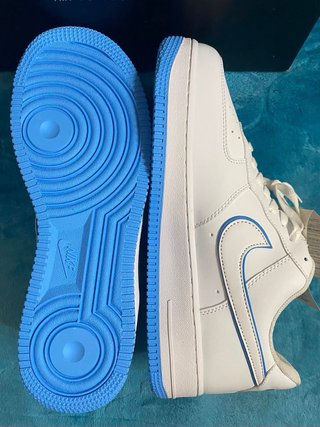 Nike Air Force 1 Blancas Azul