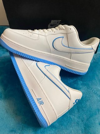 Nike Air Force 1 Blancas Azul