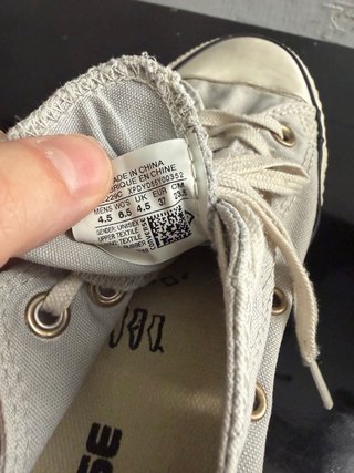 Zapatillas Converse grises talla 37