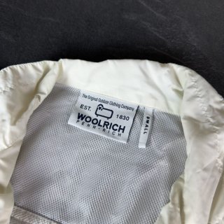 Woolrich White Nylon Lightweight Jacket S