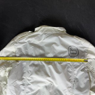 Woolrich White Nylon Lightweight Jacket S