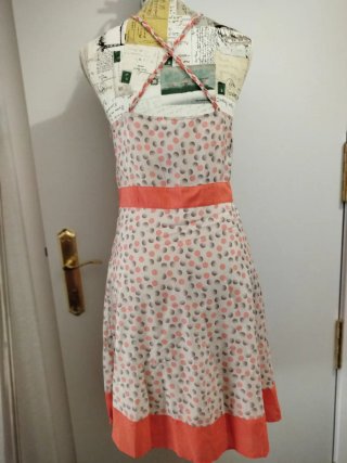 Vestido Promod Talla M Lunares Verano