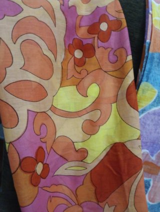 Conjunto pareos playeros multicolor con hebilla