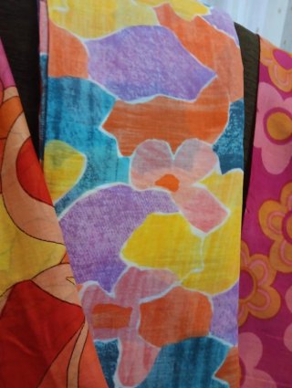 Conjunto pareos playeros multicolor con hebilla