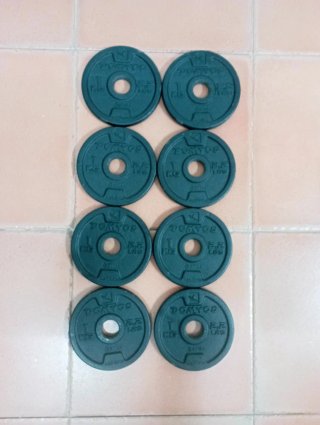 Discos de pesas DOMYOS 1 kg