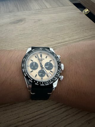 Reloj Seiko Cronógrafo Esfera Naranja