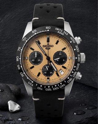 Reloj Seiko Cronógrafo Esfera Naranja