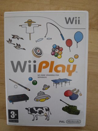 Consola Wii Negra + Mando + Nunchuk + Wii Play