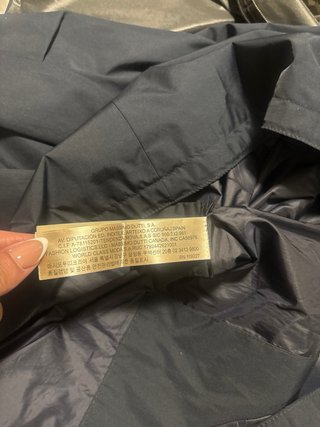 Gabardina Massimo Dutti Azul M ( talla grande )