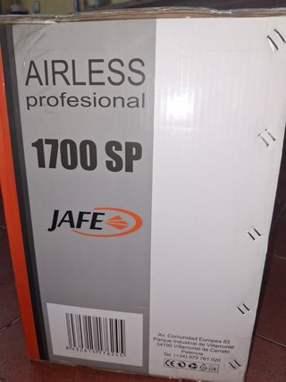 Airless JAFE 1700 SP Profesional NUEVA A ESTRENAR
