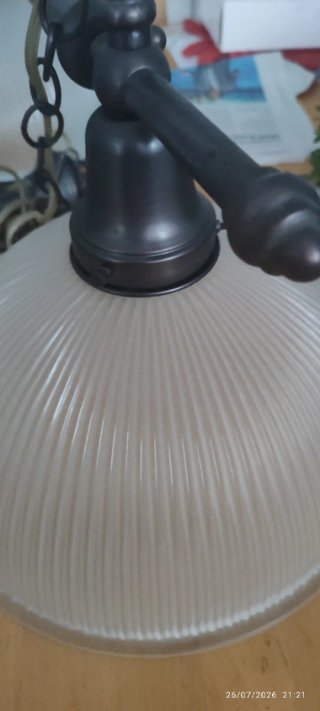 Lámpara colgante Ikea 2 tulipas cristal (Bermeo)