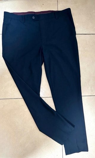 Traje elegante azul