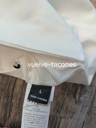 Crop top blanco tirante ancho ♡  SHEIN * talla L