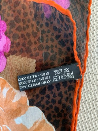 Foulard Isa in pura seta 38x160 cm