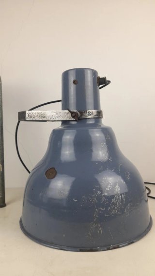 Lampada industriale vintage anni '50