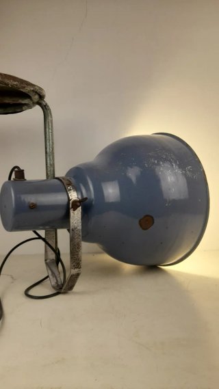 Lampada industriale vintage anni '50