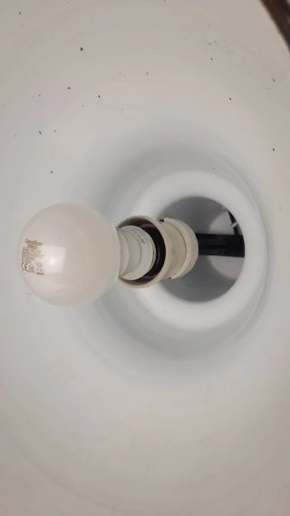 Lampada industriale vintage anni '50