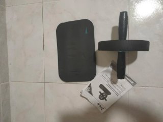 Rueda Abdominal + Asas para flexiones+ Esterilla