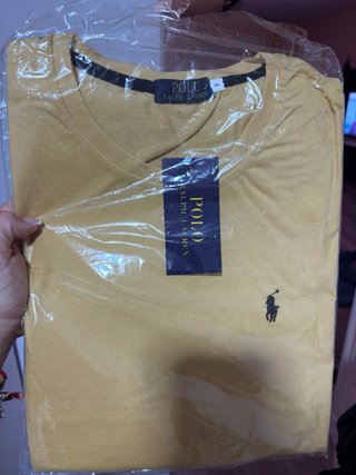 Polo Ralph Lauren Camiseta Amarilla Talla S