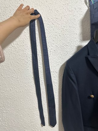 Traje azul marino doble botonadura