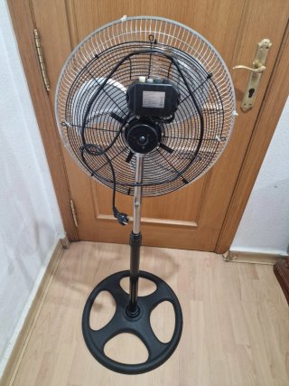 Ventilador Industrial Negro/Plateado 100 wattios